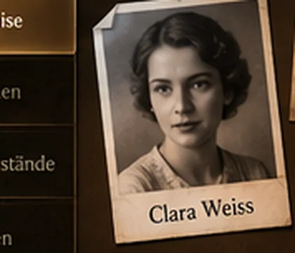 Fiktives Porträt von Clara Weiss